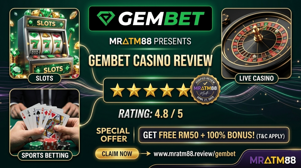 gembet malaysia online casino review